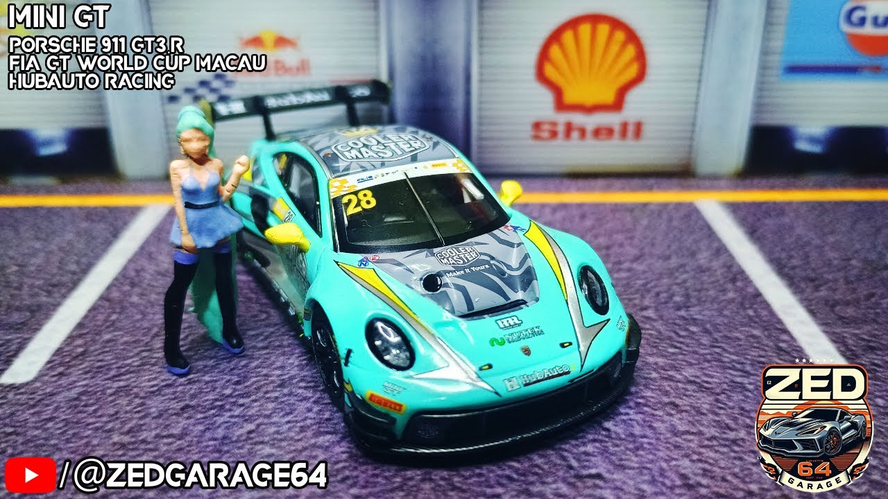 Mini Gt: Porsche 911 GT3 R - 2023 FIA GT WORLD CUP MACAU - HubAuto