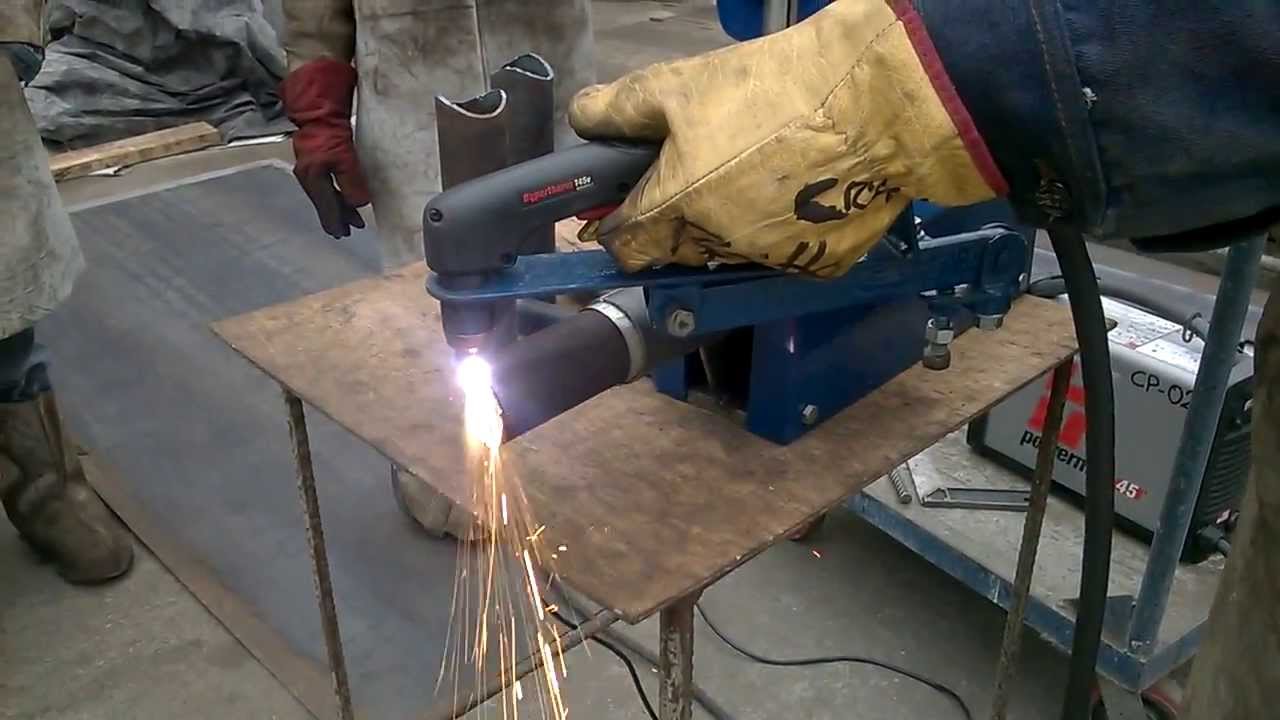 Cortadora de tubo en forma de boca de pescado con plasma - YouTube