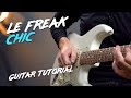 Chic "Le Freak" Guitar Lesson - Nile Rodgers Style Funk Strumming