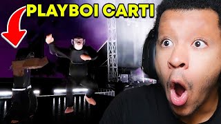 I Got ON STAGE with Playboi Carti! (Playboi Carti Roblox Concert)