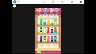 Water Sort Puzzle I Level 337 I  Facebook I SOLVED
