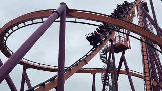 Six Flags Great America Raging Bull Off-Ride Footage (No Copyright)