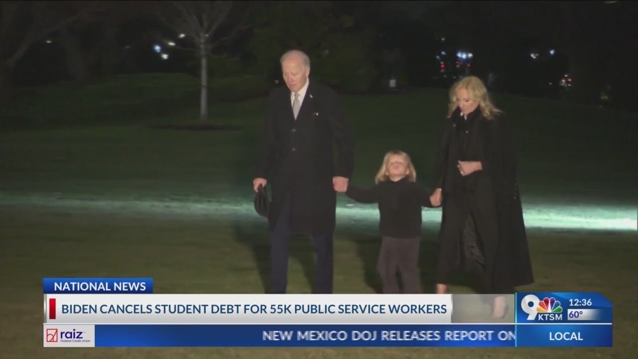 Biden cancels student debt for 55K public service workers