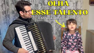 MENINO DA PORTEIRA | LUISA TOCANDO O BERRANTE E CANTANDO | REFERÊNCIA E TALENTO DE BERÇO