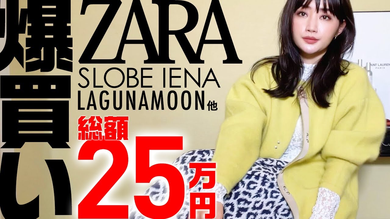 過去最高額の爆買い Slobe Iena Zaraほか総額25万円分の購入品 秋冬新作 Youtube