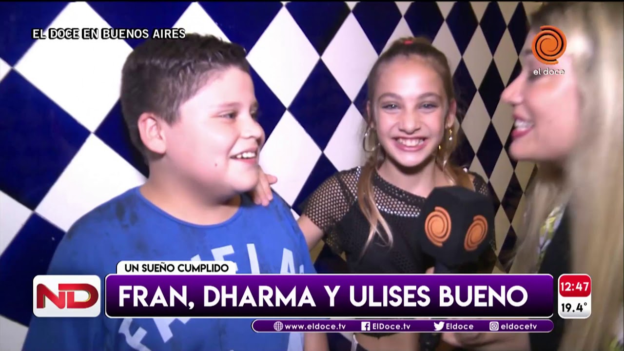 Ulises les cumplió el sueño a los niños cuarteteros que lo querían conocer - YouTube