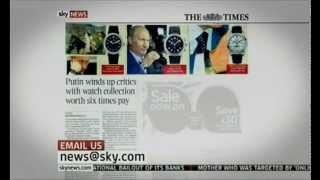 Sky News О Часах Путина За 500 000 Долларов