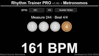 Metronome 161 BPM