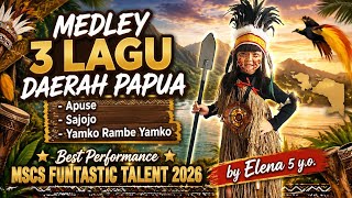 Medley 3 Lagu Daerah Papua  Apuse  Sajojo  Yamko Rambe Yamko  Elena 5 Yo
