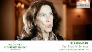 Eleanor McCoy | Six-Figure Pet Business  Academy Teleclass & Webinar Testimonial