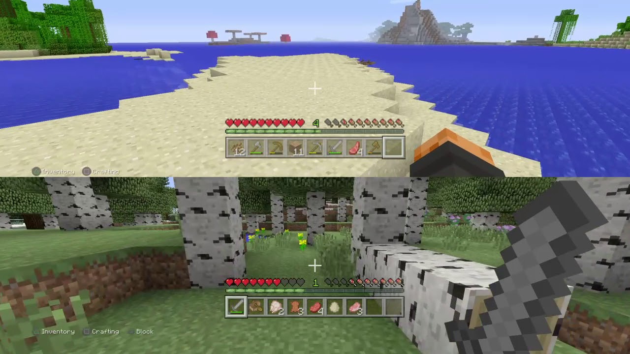 Minecraft: PlayStation®4 Episode 5 alot of bad stuff happens :( - YouTube