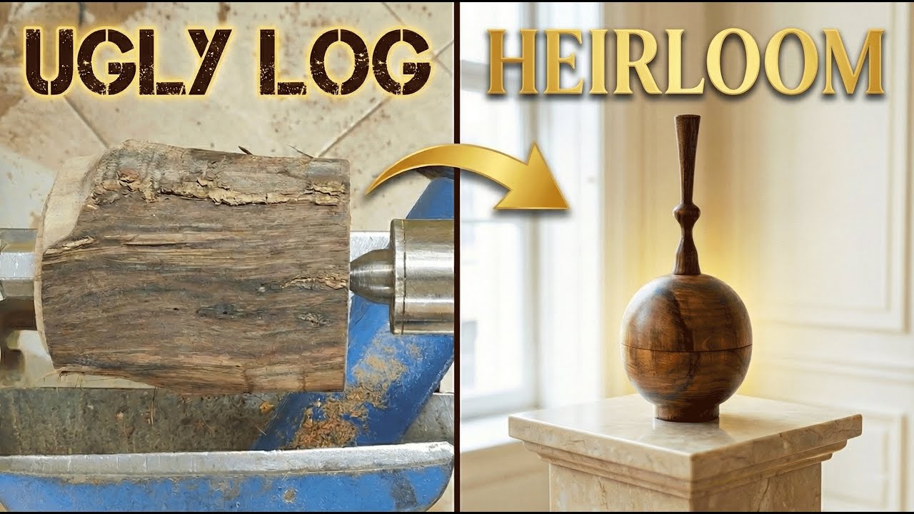 Why the Grain Never Breaks: Turning a Seamless Walnut Sphere