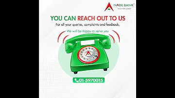 Contact Us For Any Banking Related Queries At 01 5970015 Or Email Us At Customercare Nabilbank Com 