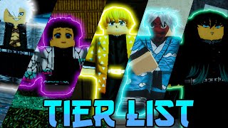 My OFFICIAL Demon Slayer RPG 2 BREATH TIER LIST! | Demon Slayer RPG 2