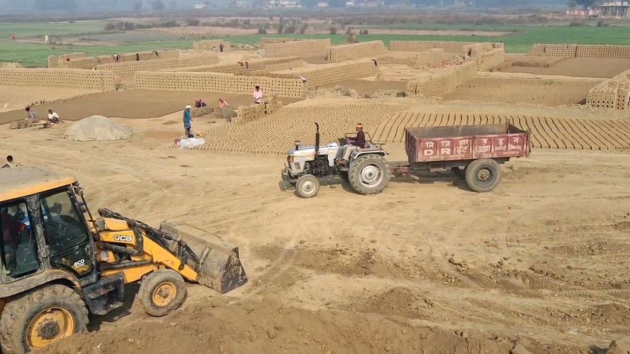 चिमनी पर काम कैसे होता है  JCB Working video 