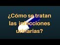 ¿CÓMO SE TRATAN LAS INFECCIONES URINARIAS?