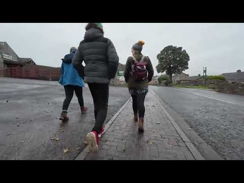 Footpath route from Bainbridge Ings Caravan site to Hawes