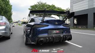 Toyota Supra A90 MK5 B58 3 0L | FI Exhaust | 89mm Ultimate Power | Catless Downpipe | Valvetronic Ca