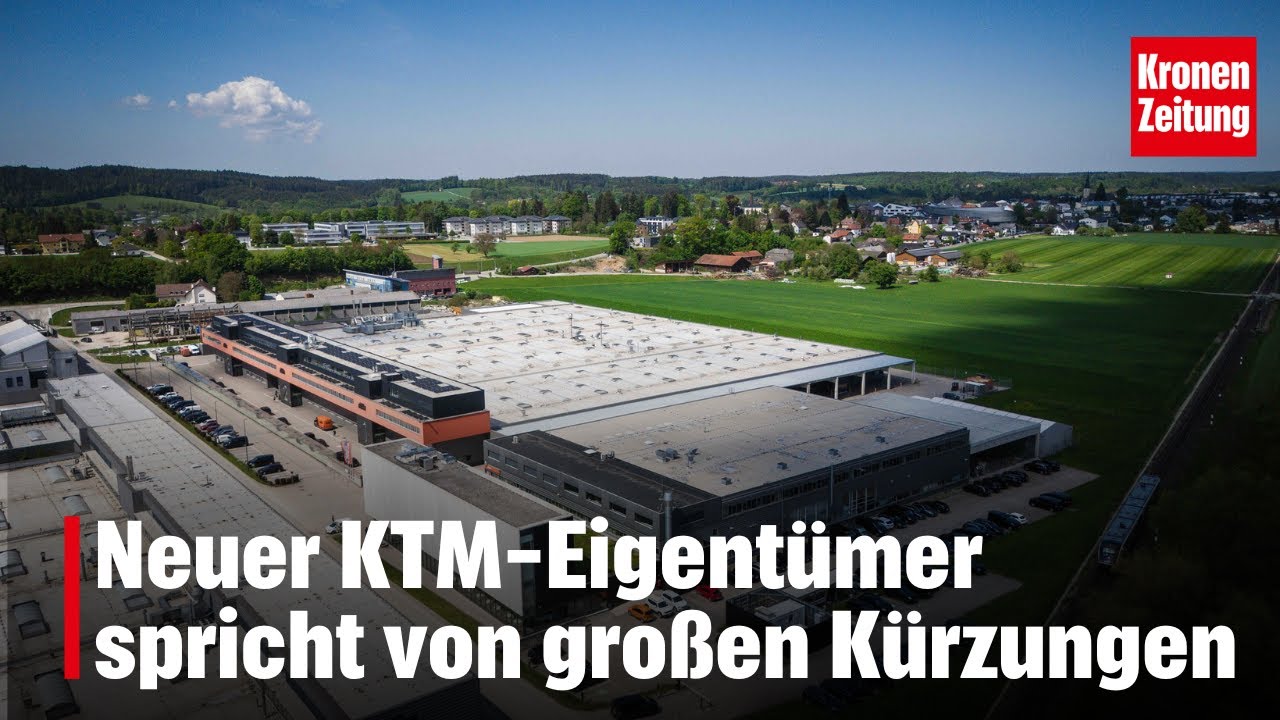 Neuer KTM-Eigentümer spricht von großen Kürzungen | krone.tv NEWS