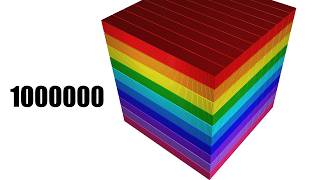 Learn To Count 1 To 1 Million    3d Number Cube Animation