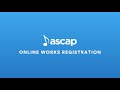 ASCAP Online Works Registration: Getting Help