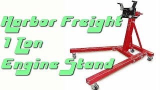 Harbor Freight 1 Ton Engine Stand Unboxing and Review