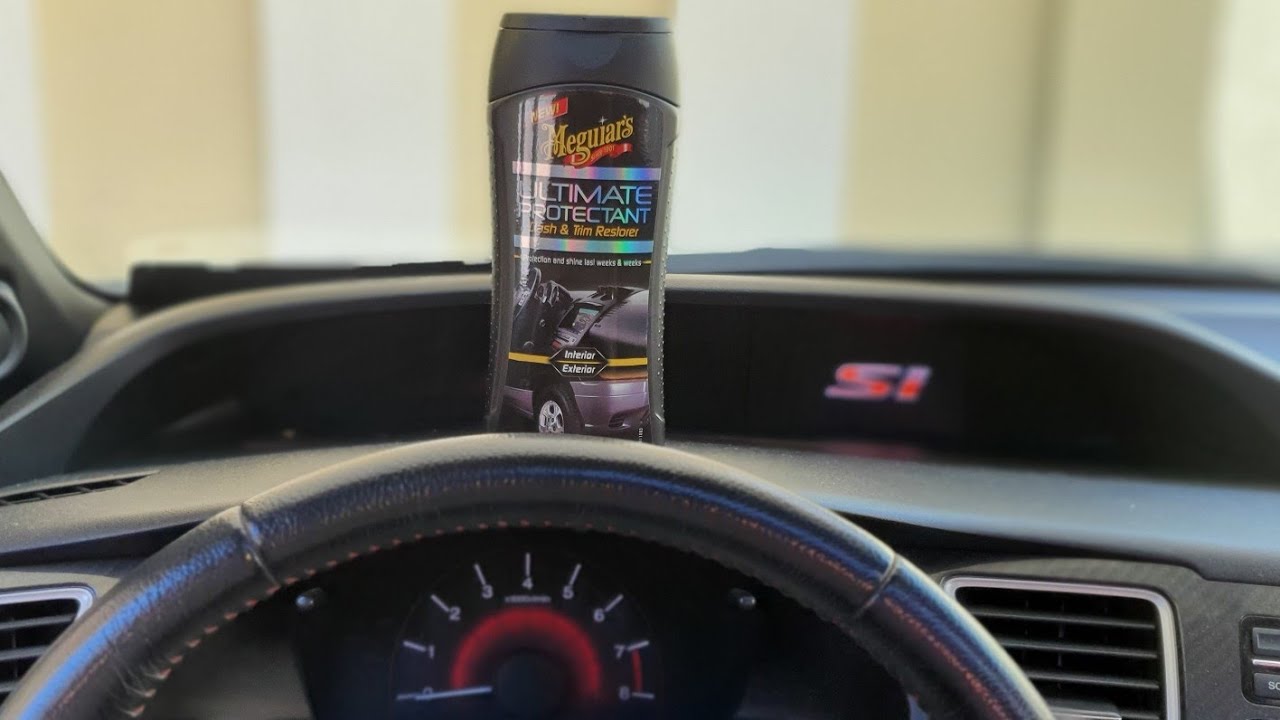 Probando Meguiar's ultimate protectant dash & trim restorer YouTube