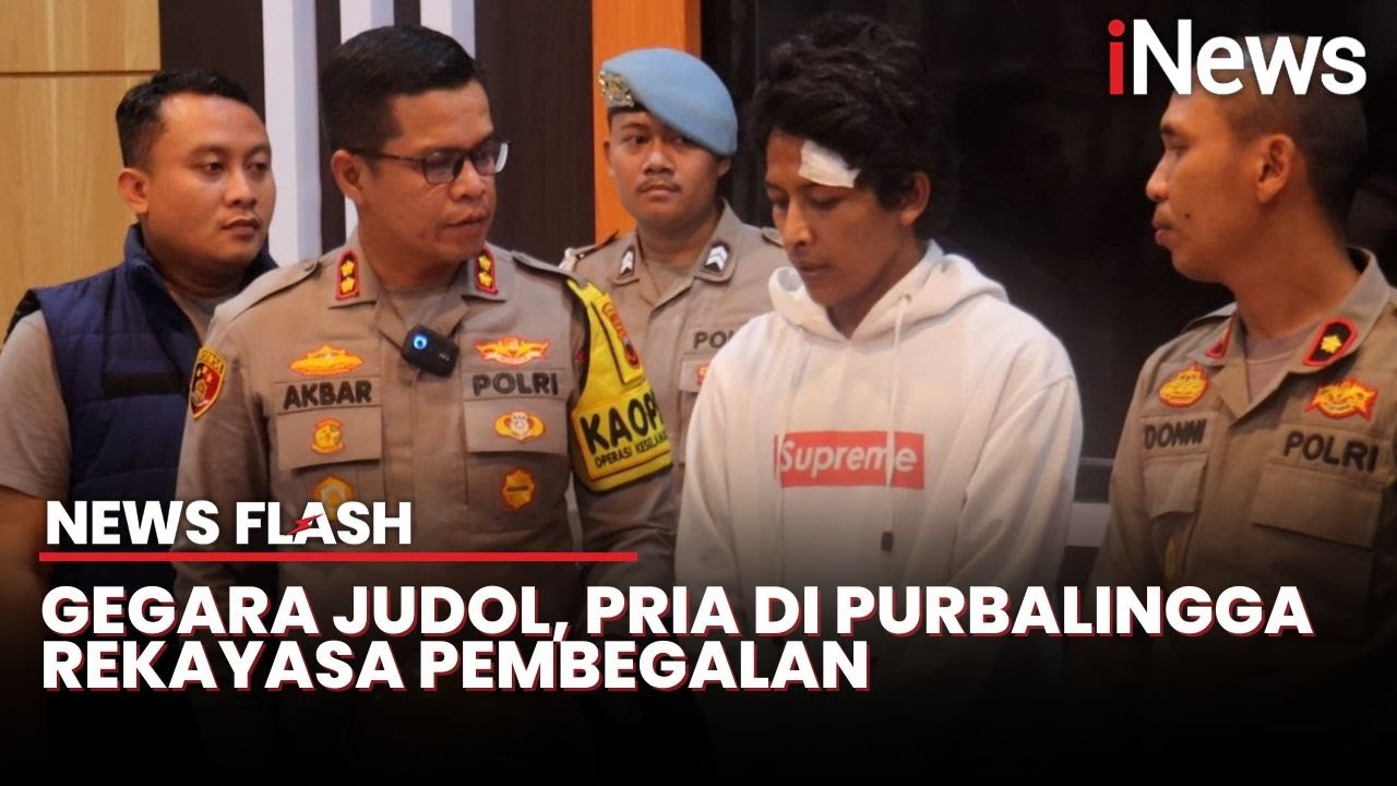 Kalah Judol, Pria di Purbalingga Nekat Pura-Pura Dibegal | News Flash