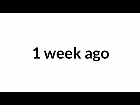 This video was uploaded 2 weeks ago - This video was uploaded 2 weeks ago