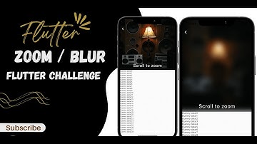 Flutter zoom/Blur image while scrolling using CustomScrollView | Code With Zeeshan | Android | IOS