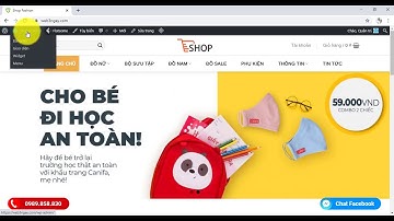 Quản lý menu - Thanh điều hướng của website