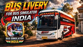 Bus Simulator India Bus Skin Livery 💥 Bus simulator india 🇮🇳 Bus Livery 🔥 BUSSIND F A P M  screenshot 3