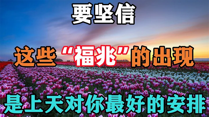 禅意人生：要坚信，这些「福兆」的出现，是上天对你最好的安排 - 天天要闻