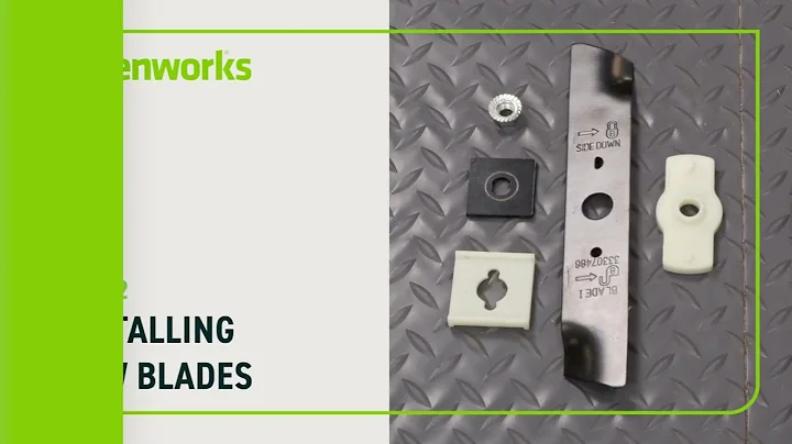 Maintenance Guide - Replacing the Blades (40V Twin Force Dual Blade Lawn Mower)