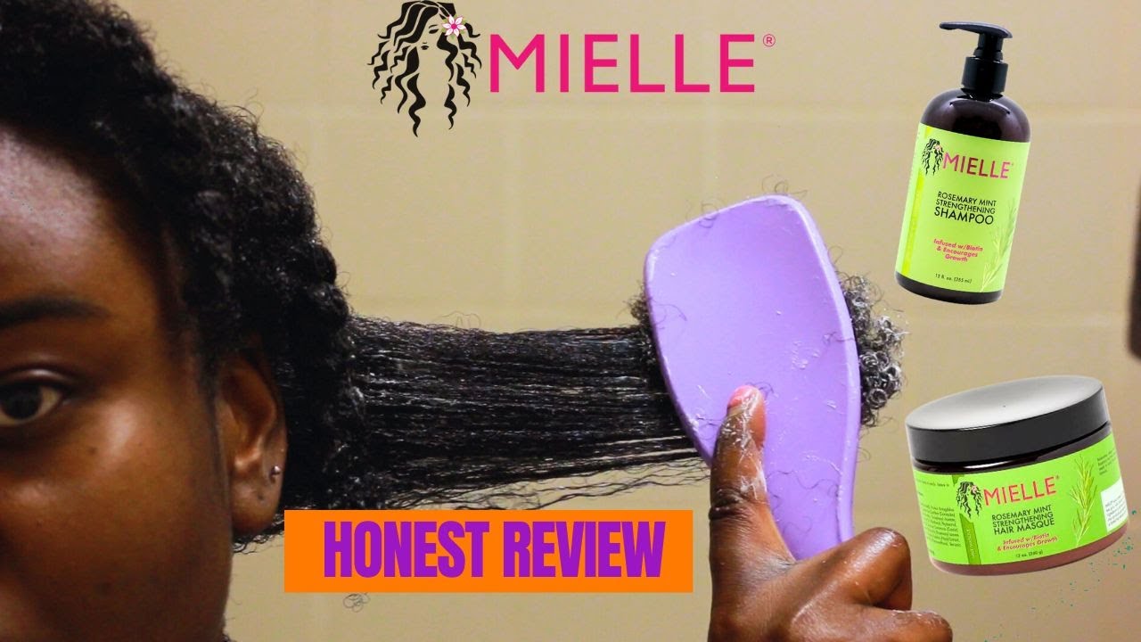 Mielle Rosemary & Mint Shampoo and Hair Mask Honest Review Depassions