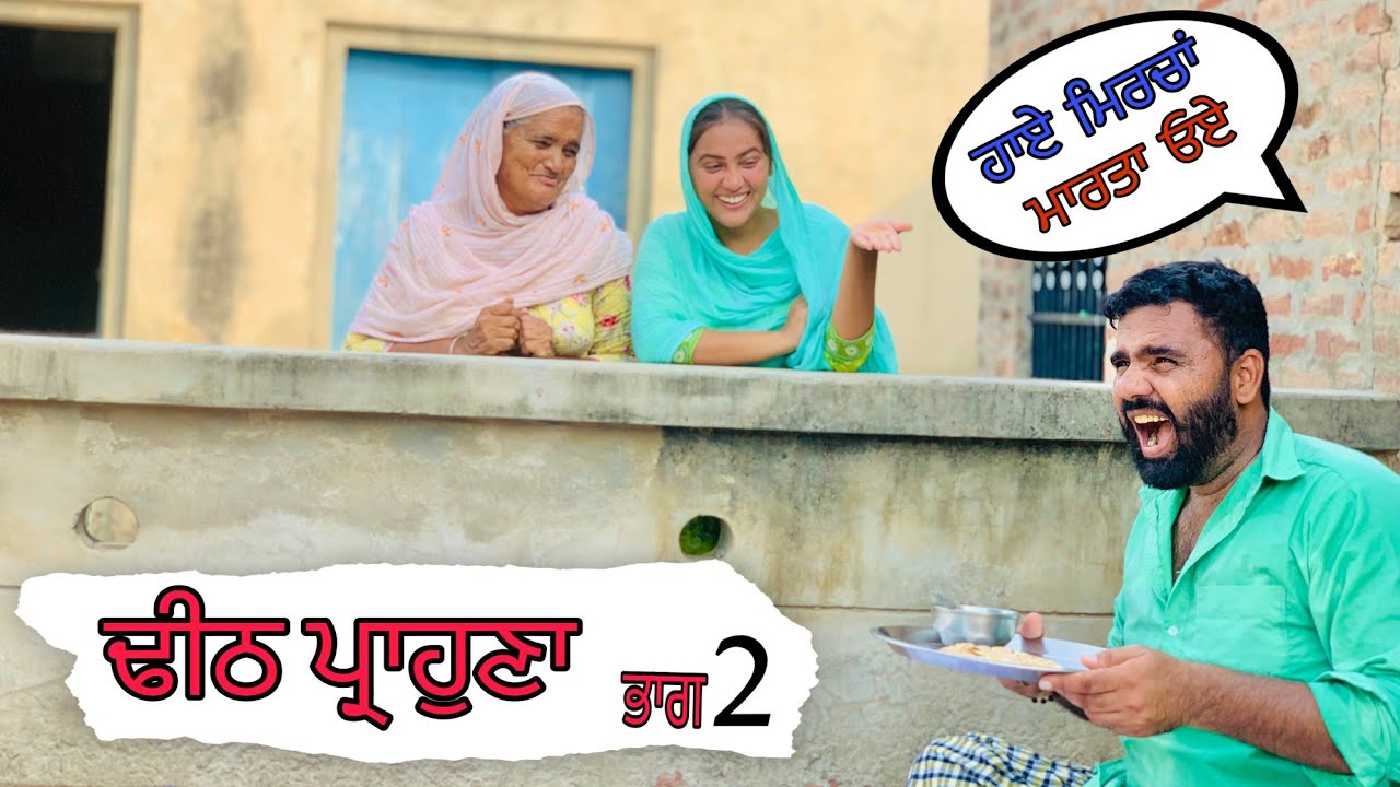 ਢੀਠ ਪ੍ਰਾਹੁਣਾ ਭਾਗ-2। New Punjabi latest comedy movie। Short comedy movie।