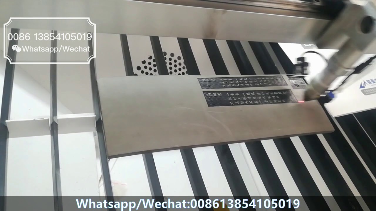 Rubber laser engraving machine | Gummilaser Graviermaschine | Machine de gravure laser en caoutchouc