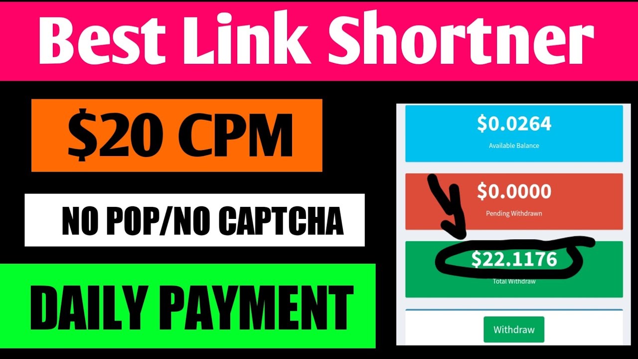 Highest Paying URL Shortner Website| Best Url Shortener 2023