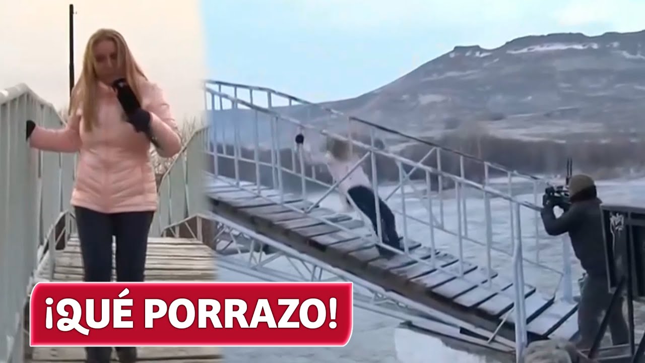 ¡TERRIBLE GOLPAZO! La reacción de Viviana Canosa ante la caída de Paula Bernini en un móvil de TN