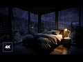 Heavy Rain to Sleep FASTEST - Rain on Window for Sleeping &amp; Insomnia Help