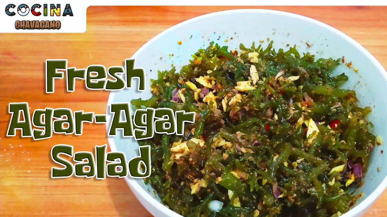 AgarAgar Salad, Fresh Seaweed Salad, Enseladang Agaragar 