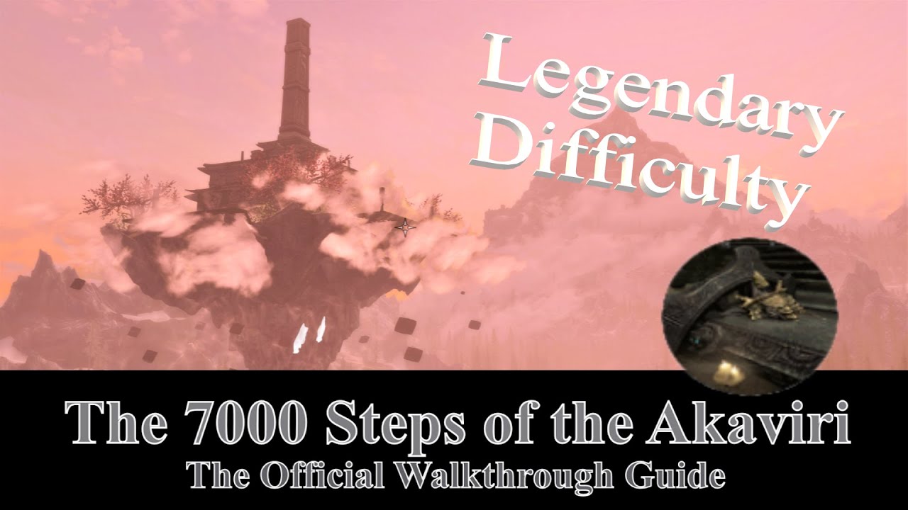 7000 Steps Of The Akaviri Legendary Completion YouTube