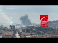 Israeli airstrikes hit a village in Lebanon, state run media reports
