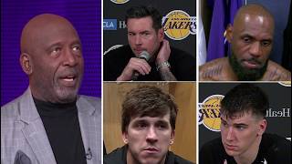 FULL Lakers POSTGAME INTERVIEWS & ANALYSIS vs. Thunder | J. Worthy, JJ Redick, Reaves, Jake Profile