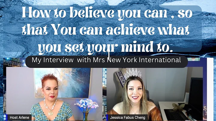 How to believe you can , so that You  can achieve ...