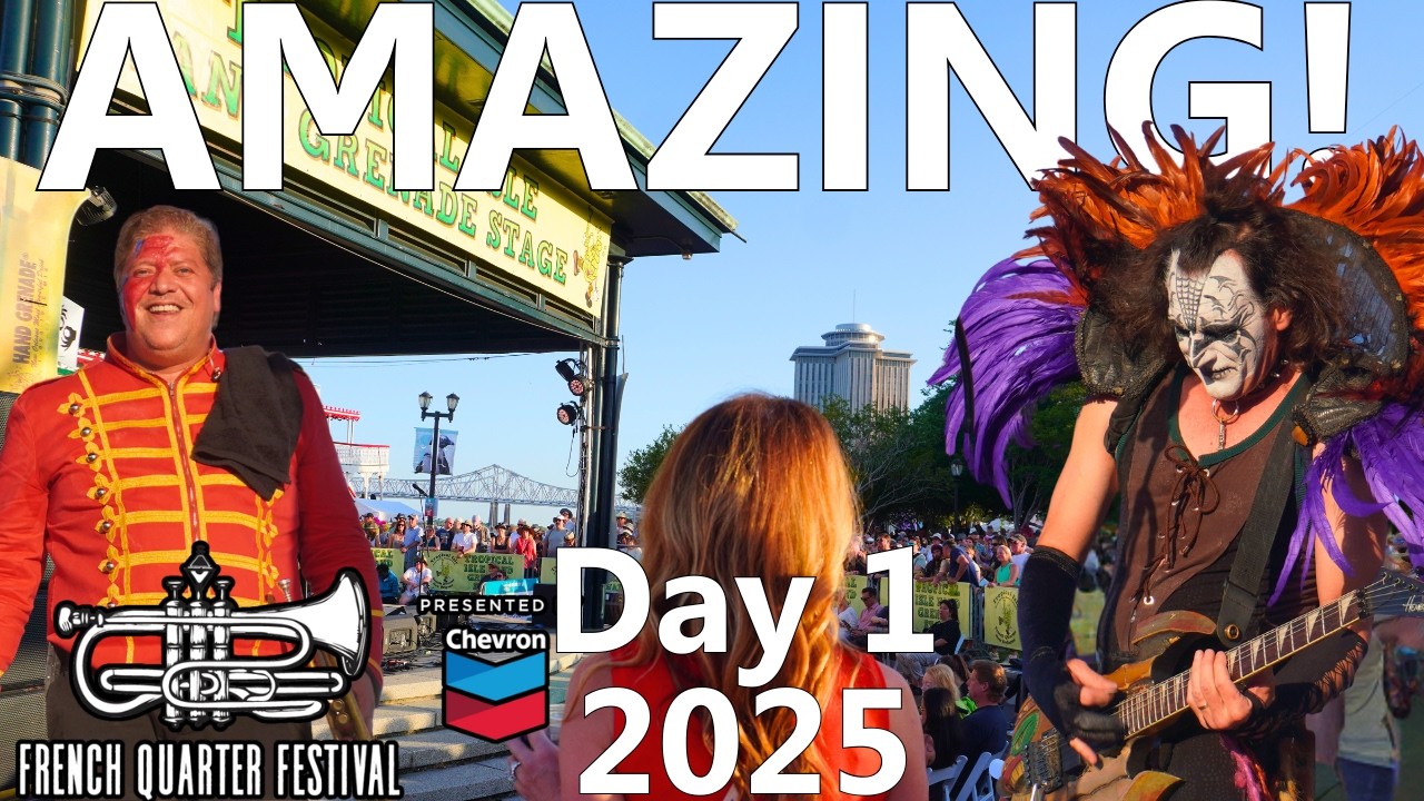 French Quarter Festival 2025! Feat Jason Neville Funky Soul Band, Chapel Hart, Bag of Donuts, & More