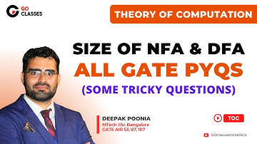 Size of DFAs & NFAs - With ALL GATE PYQs | Finite Automata | Theory of Computation