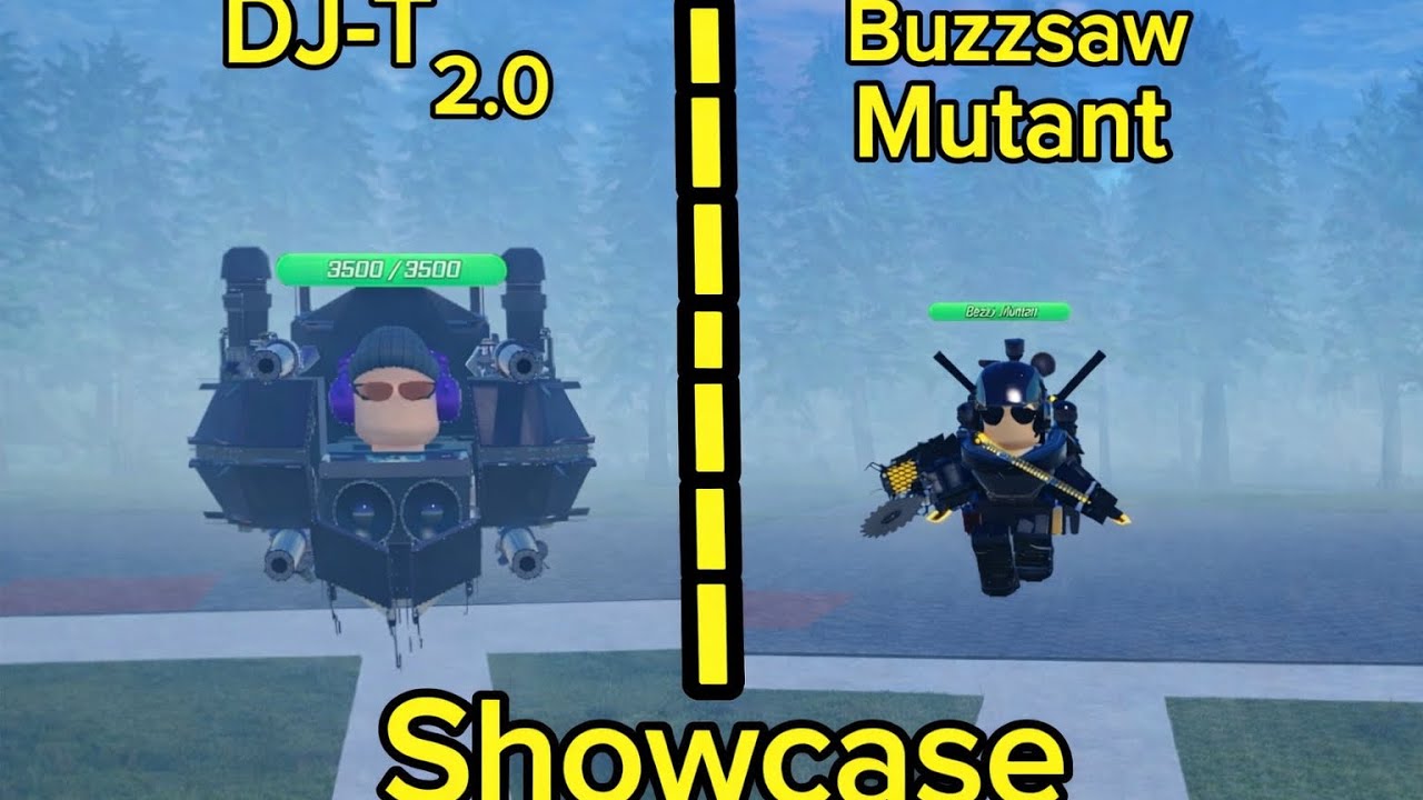 Roblox st:blockade battlefront buzzsaw mutant and  DJ-T 2.0 showcase