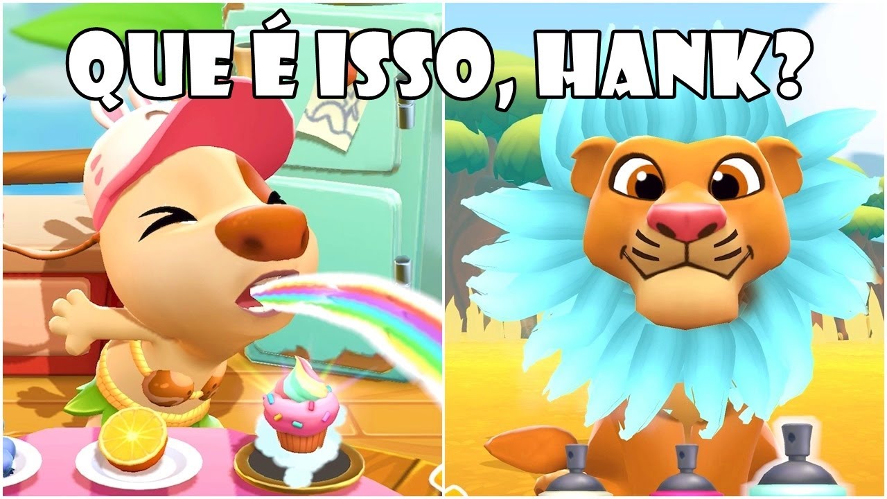 Hank Hula Hula e Novo Leão NEON My Talking Hank