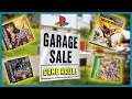 PLAYSTATION Garage Sale Game Haul! || Playstation Game Hunting